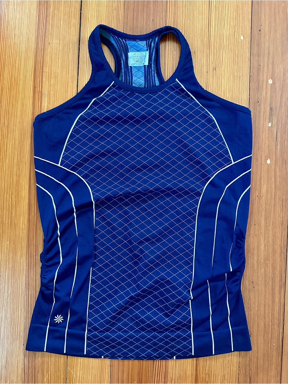 Athleta Women's Navy Racerback Athletic Tank Top